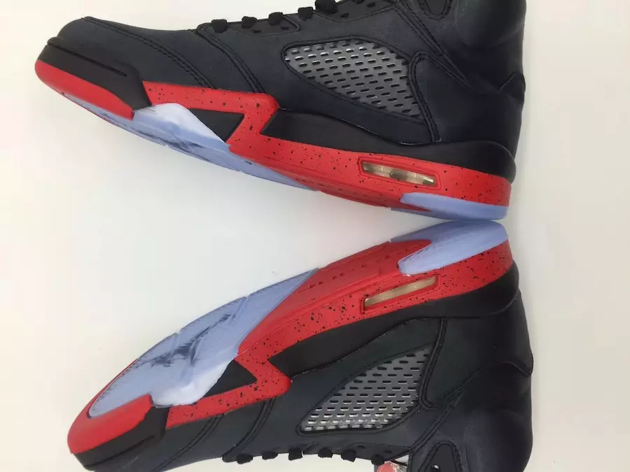 Air Jordan 5 Satin Bred Black University Црвениот Датум на издавање