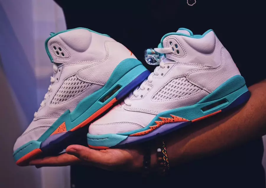 Data lansării Air Jordan 5 Miami Light Aqua