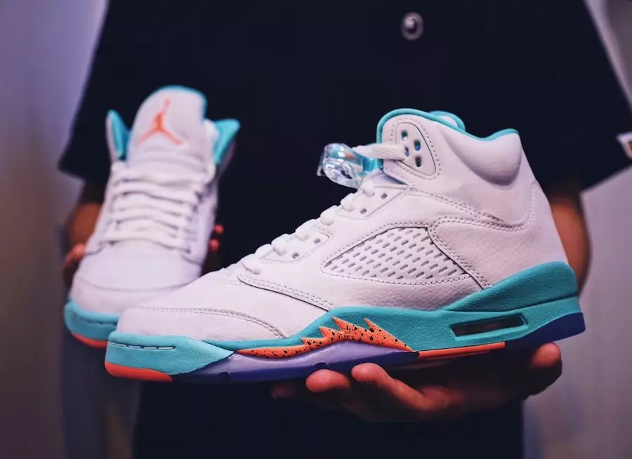 Date de sortie de la Air Jordan 5 Miami Light Aqua