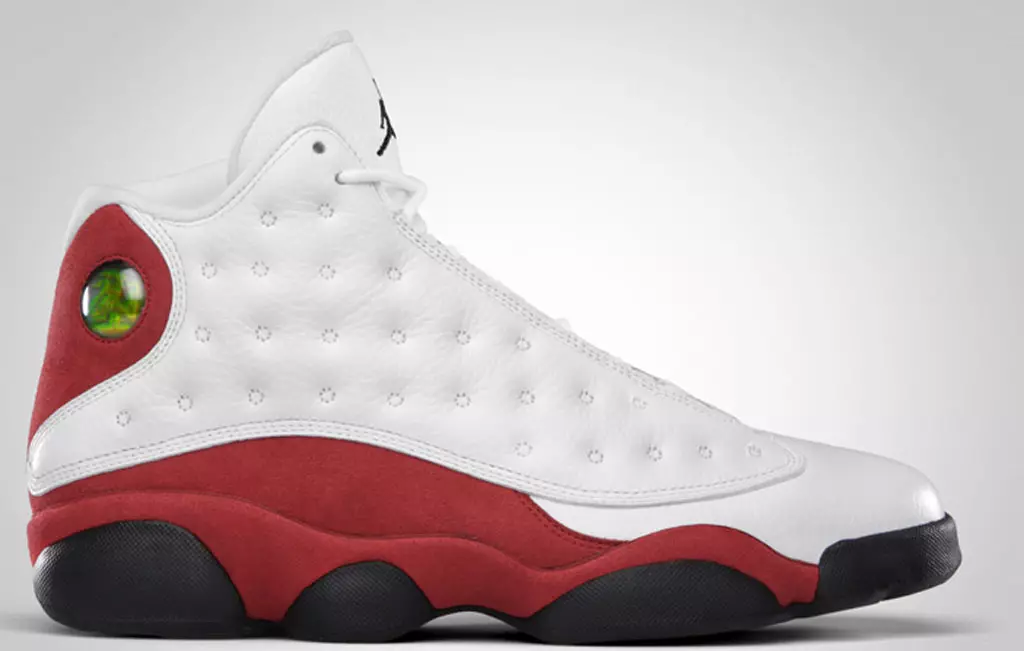 Blanc Rouge Air Jordan 13 2017