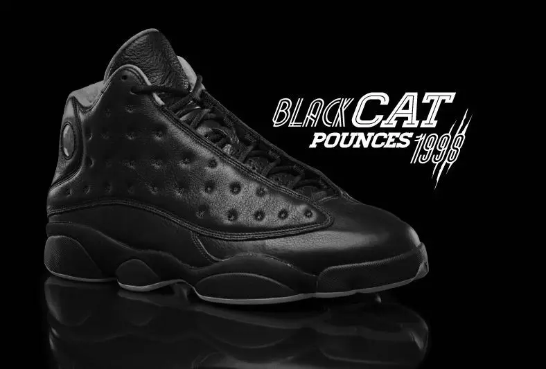 Черная кошка Air Jordan 13 2017