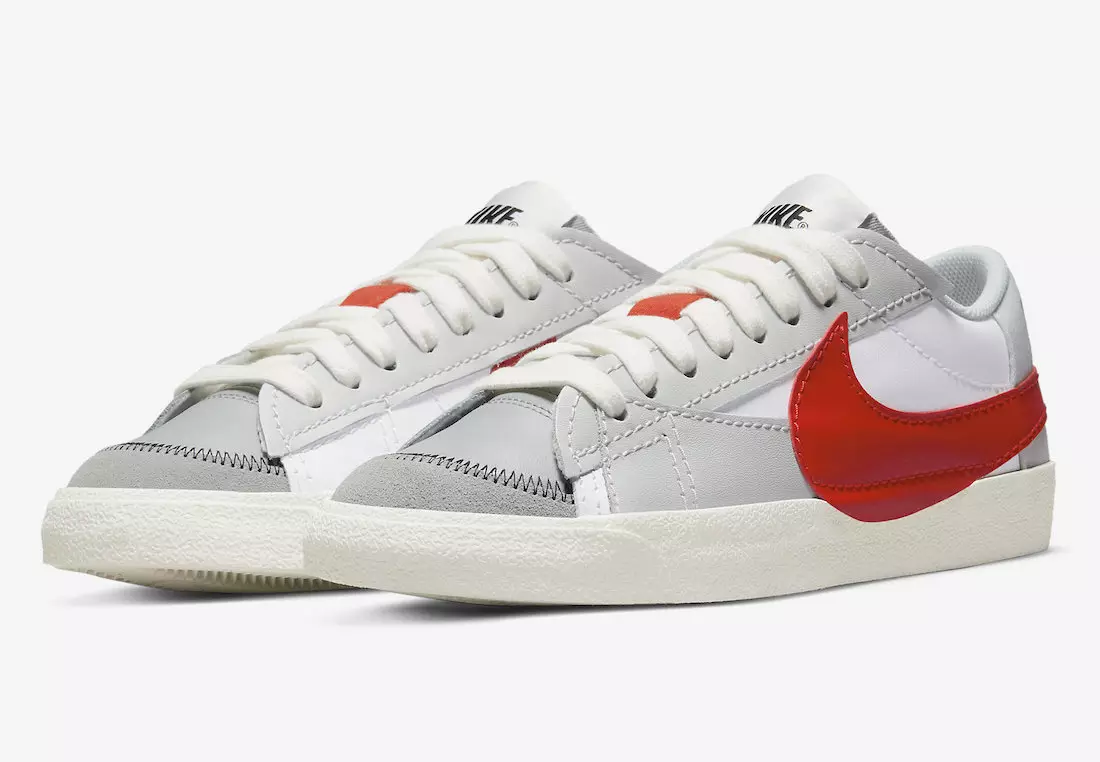 Nike Blazer Low Jumbo mit kräftigen roten Swooshes