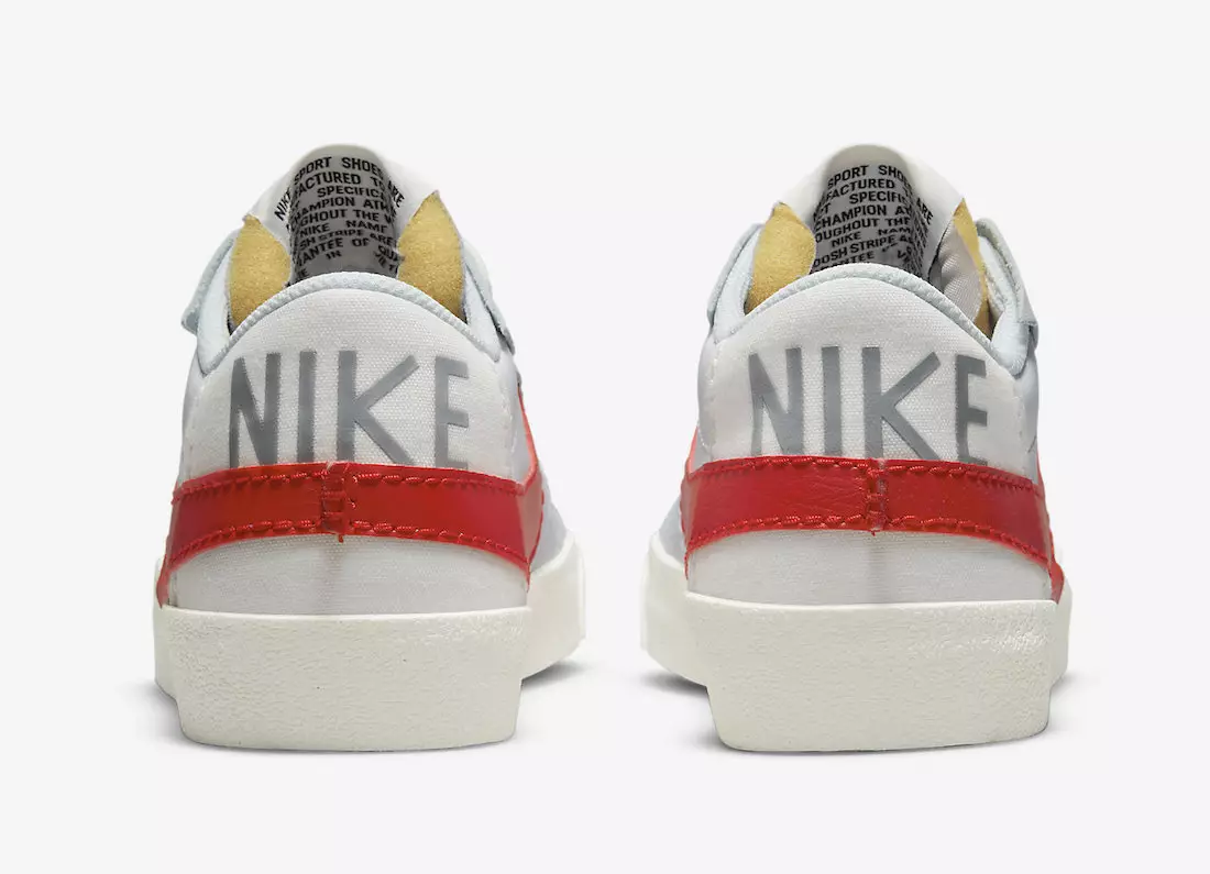 Nike Blazer Low Jumbo Grey Red DQ8769-100 Дата випуску