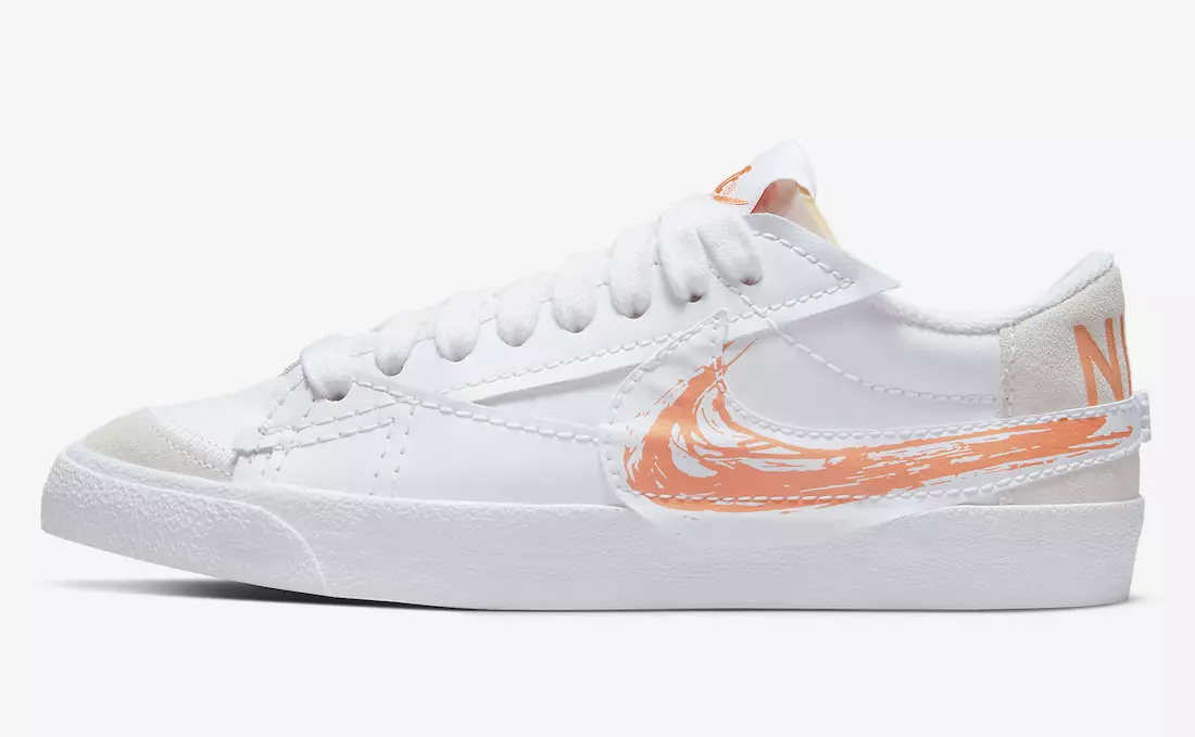 Nike Blazer Low Jumbo Scribble Swoosh DX2648-100 Data tar-Rilaxx