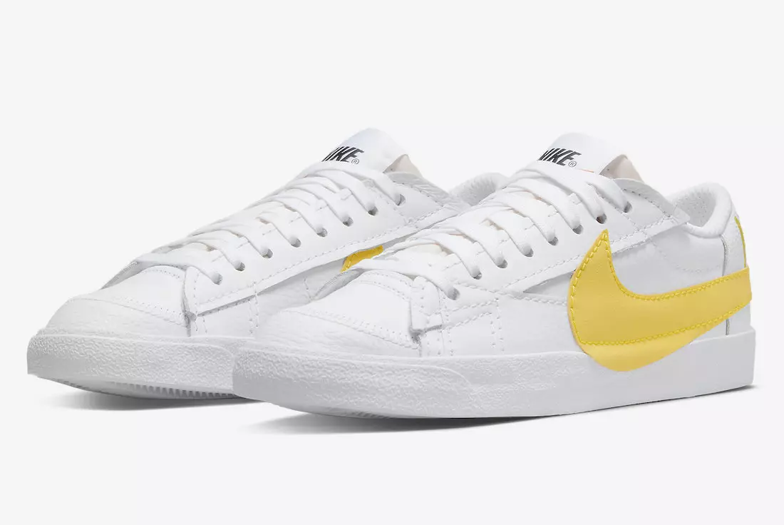 Date de sortie de la Nike Blazer Low Jumbo Blanche Jaune DV3506-100