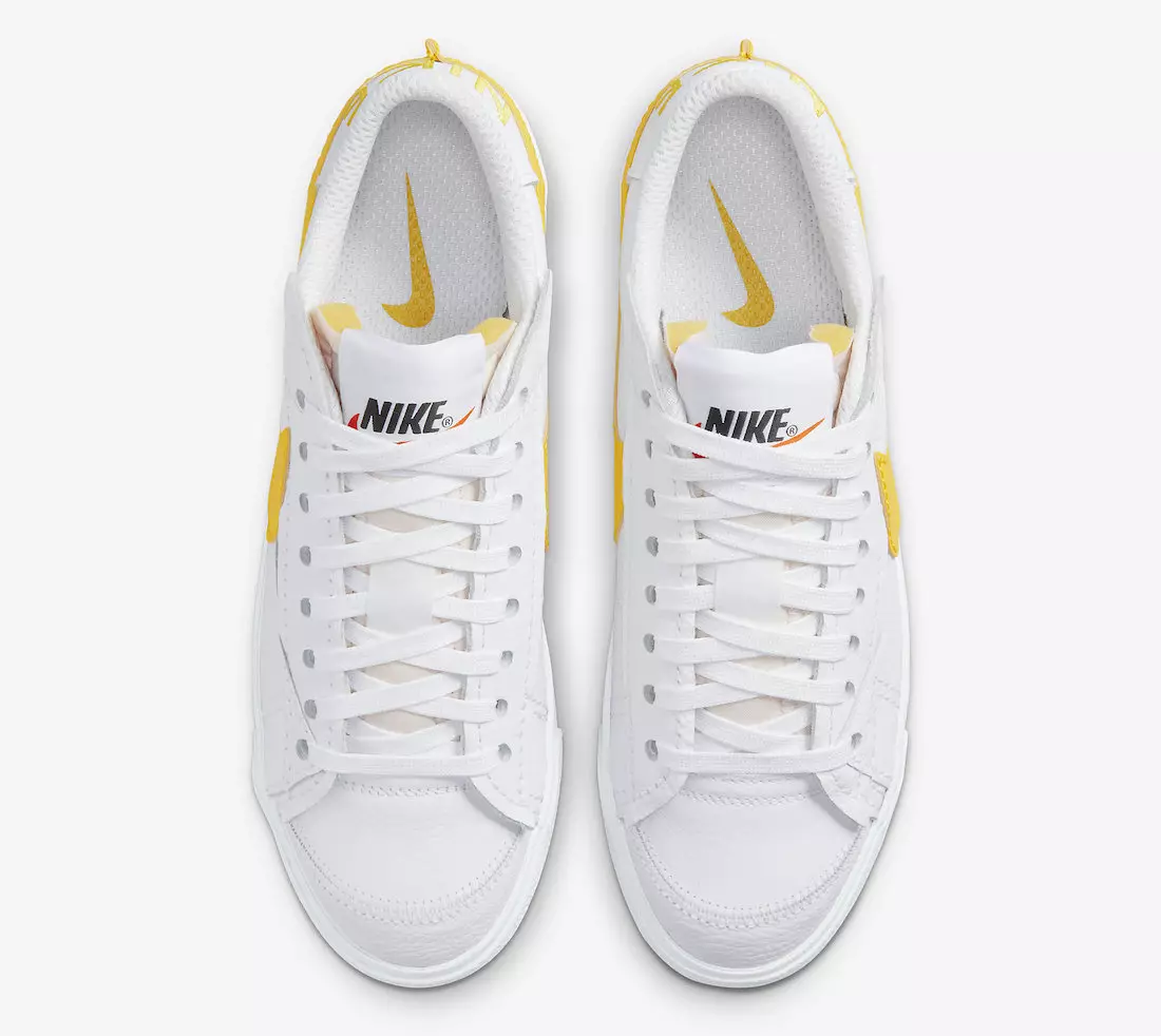 Nike Blazer Low Jumbo Ақ сары DV3506-100 Шығарылған күні