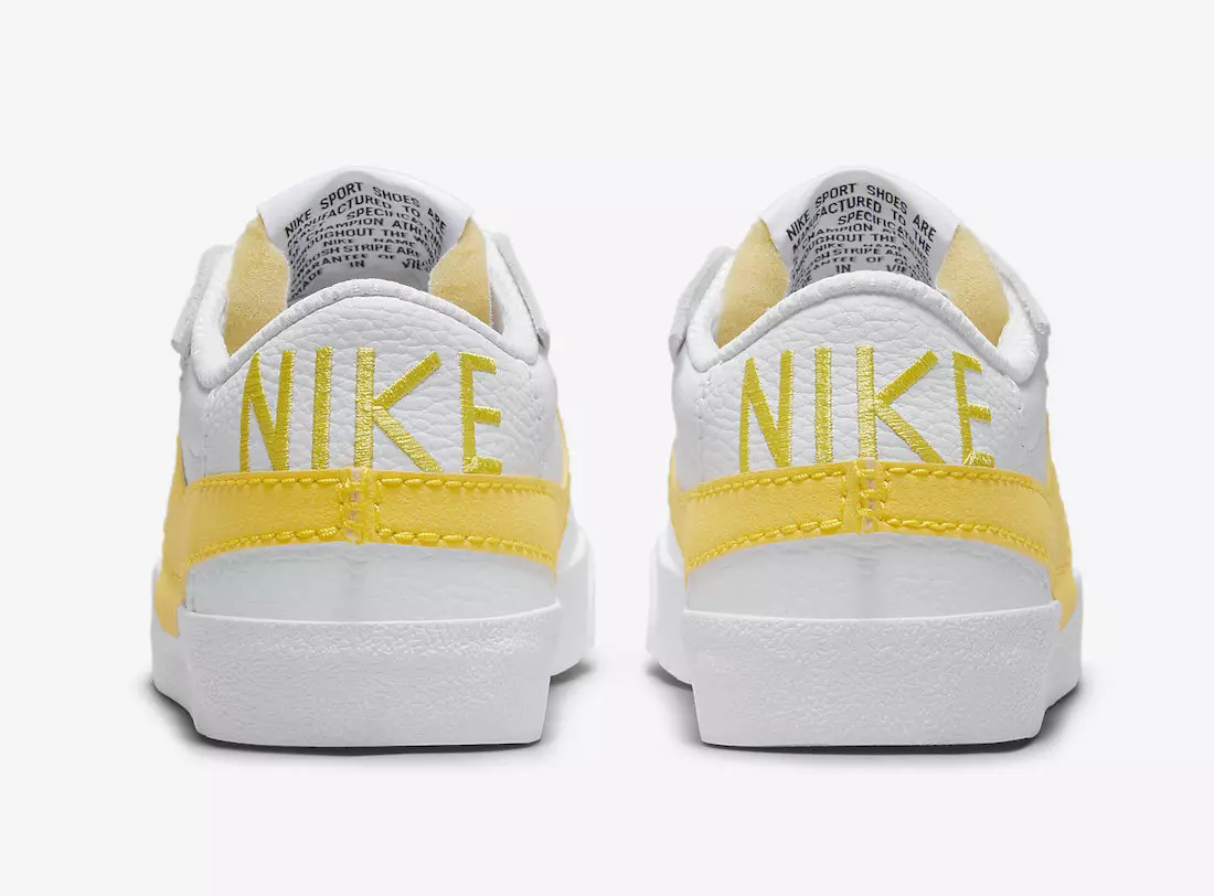 Nike Blazer Low Jumbo White Yellow DV3506-100 Útgáfudagur