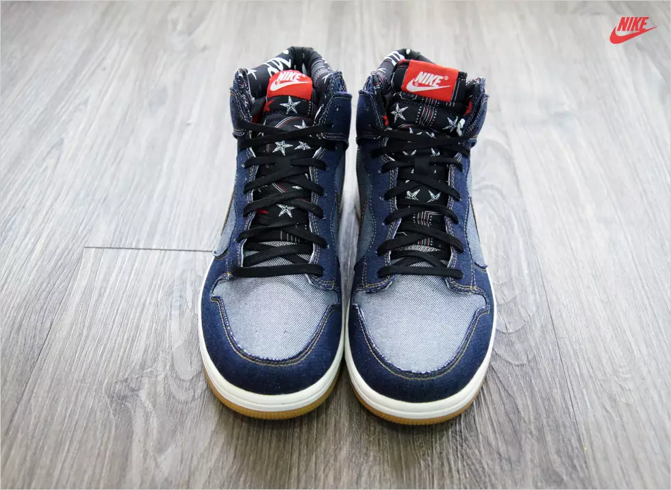 Nike Dunk Hi CMFT Denim Track Καφέ