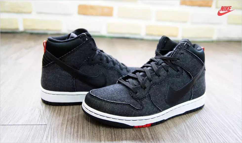 Nike Dunk Hi CMFT Đen Denim