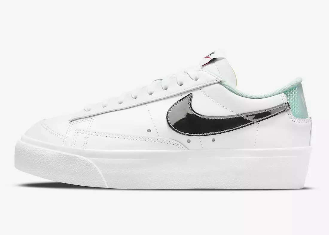 Nike Blazer Low Platform Inawasili Na Maelezo ya Chrome