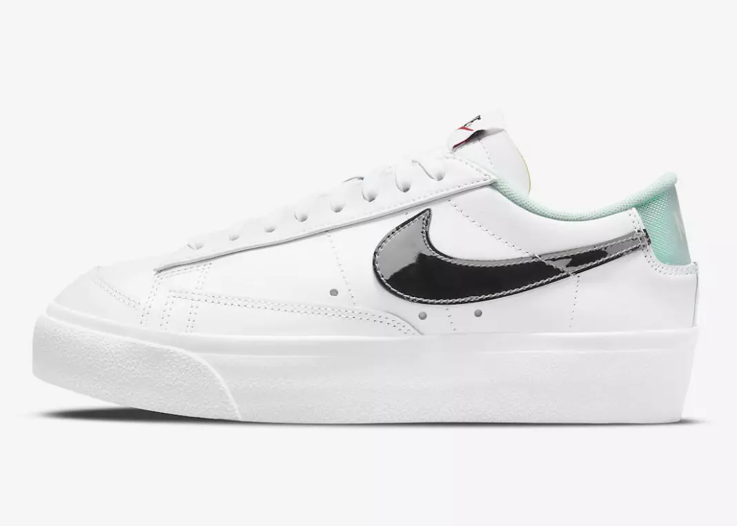 Tagann Ardán Íseal Nike Blazer le Sonraí Chrome 5478_1