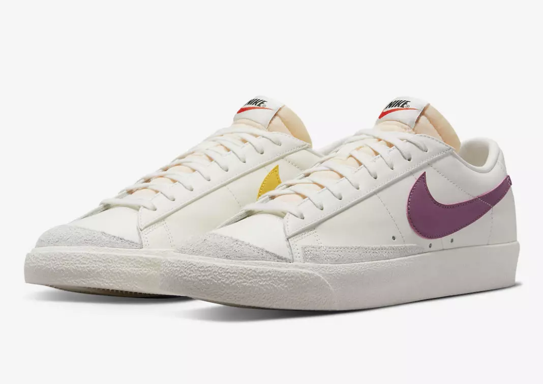 Nike Blazer Low Blanc Groc Viola DA6364-106 Data de llançament