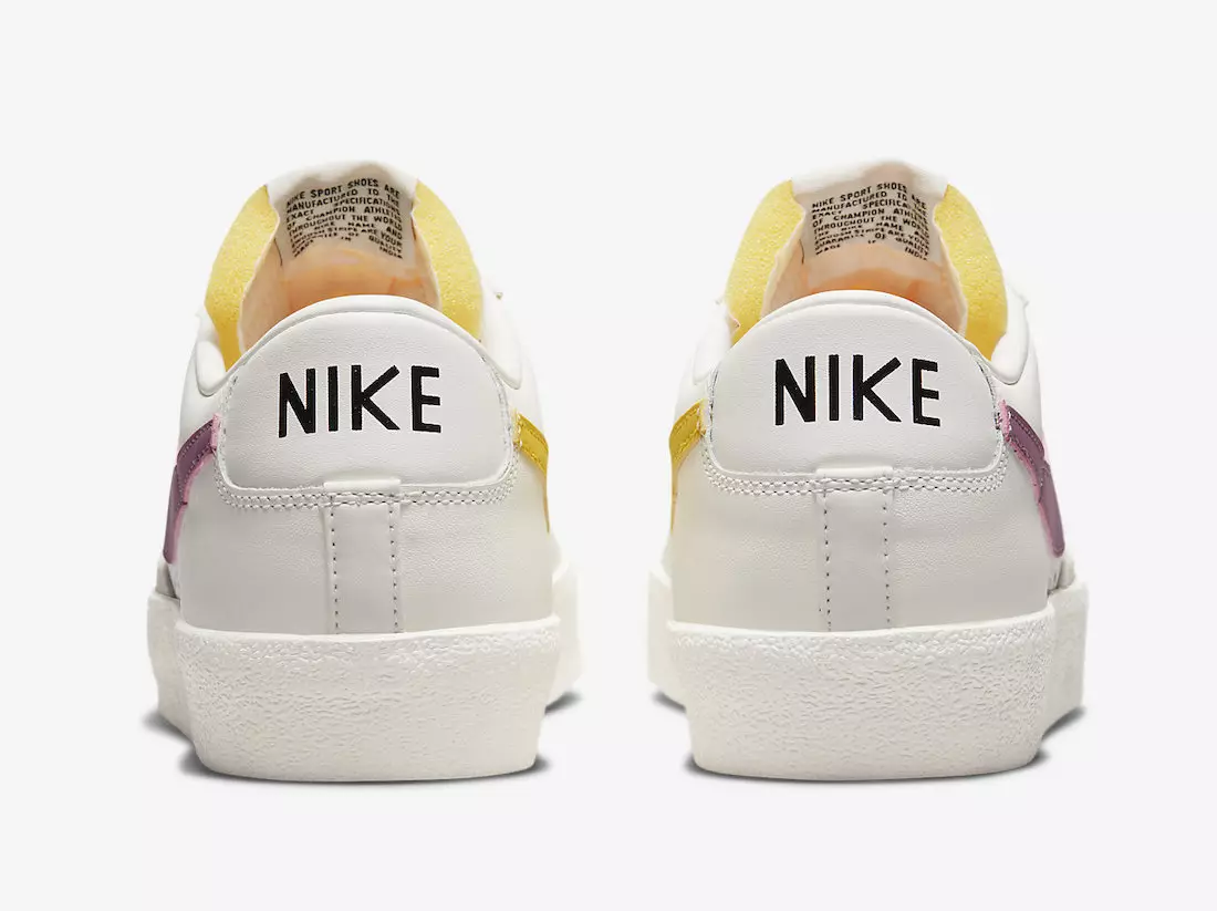 Nike Blazer niski bijeli žuto ljubičasti DA6364-106 Datum izlaska