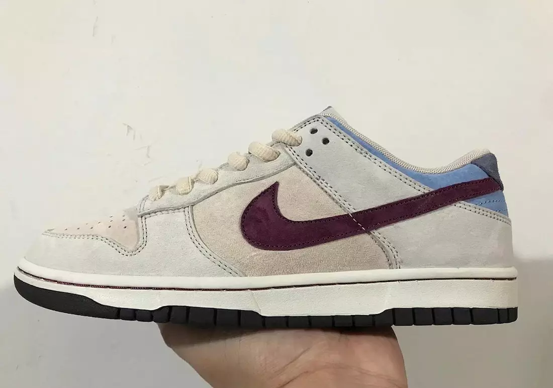 Nike Dunk Low Gray Blue Purple Дата выпуску ў 2022 годзе