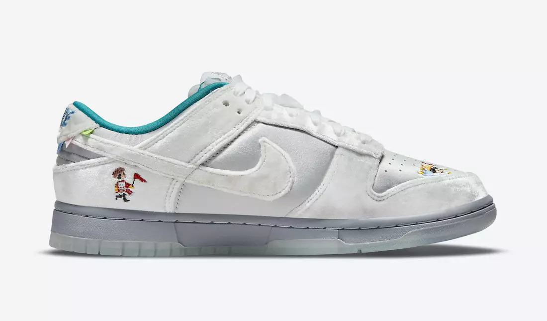 Nike Dunk Low Ice DO2326-001 מעלדונג טאָג