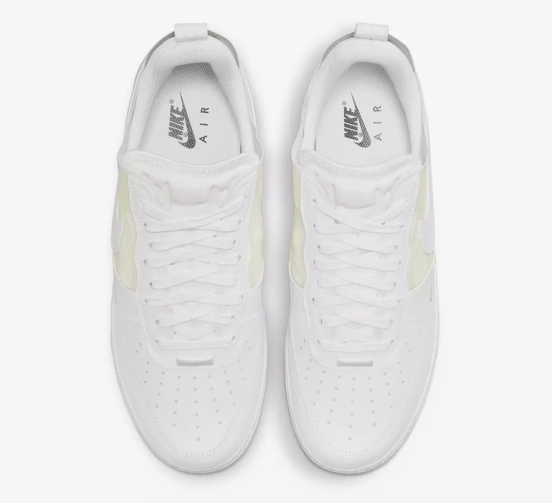 Ημερομηνία κυκλοφορίας Nike Air Force 1 React White DM0573-100