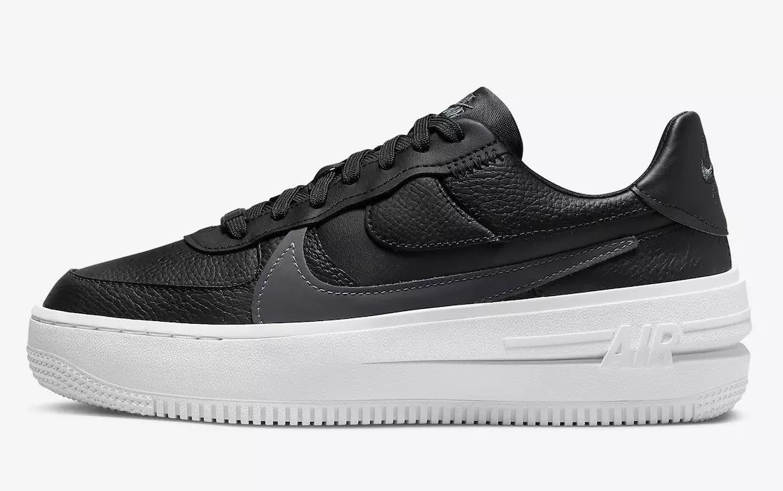 Nike Air Force 1 PLT.AF.ORM Musta Harmaa Valkoinen DJ9946-001 Julkaisupäivä