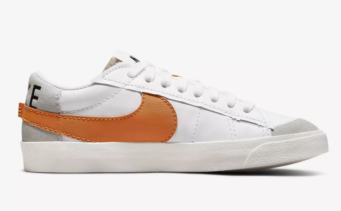 Nike Blazer Low Jumbo White Orange DN2158-100 გამოშვების თარიღი