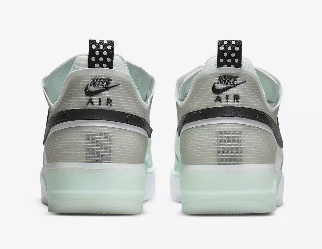 Nike Air Force 1 React Photon Dust White Mint Foam Olive Aura DM0573-001 Tarikh Tayangan