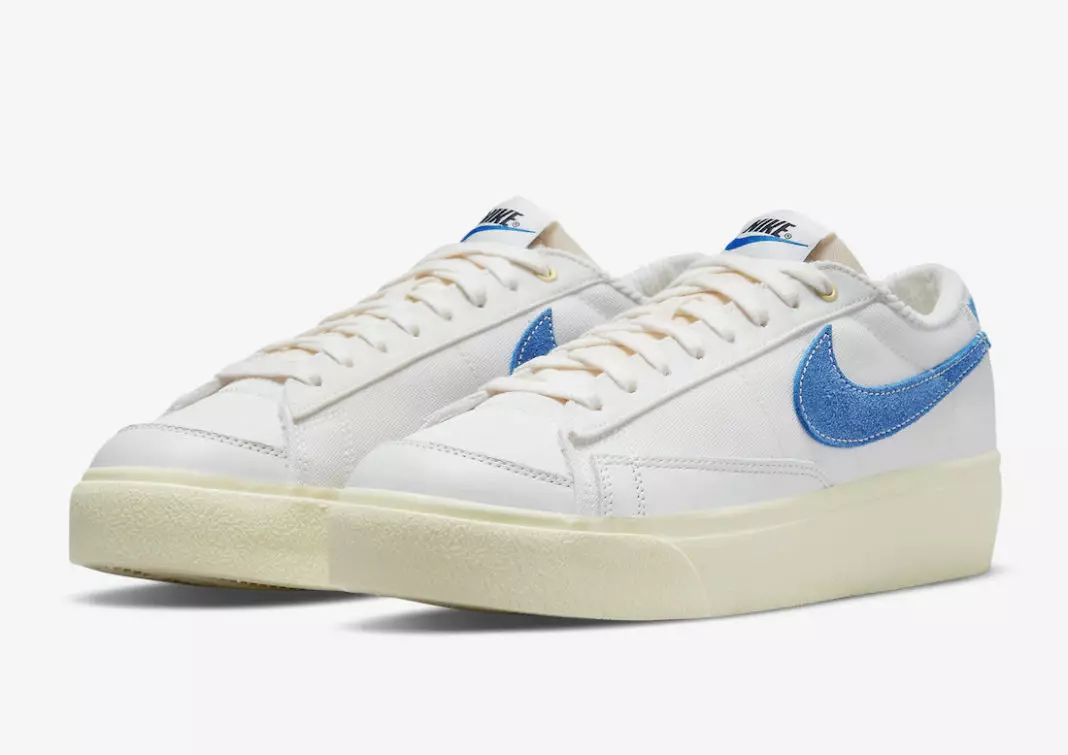 Nike Blazer Low Platform Sail Game Royal DO2371-133 Útgáfudagur