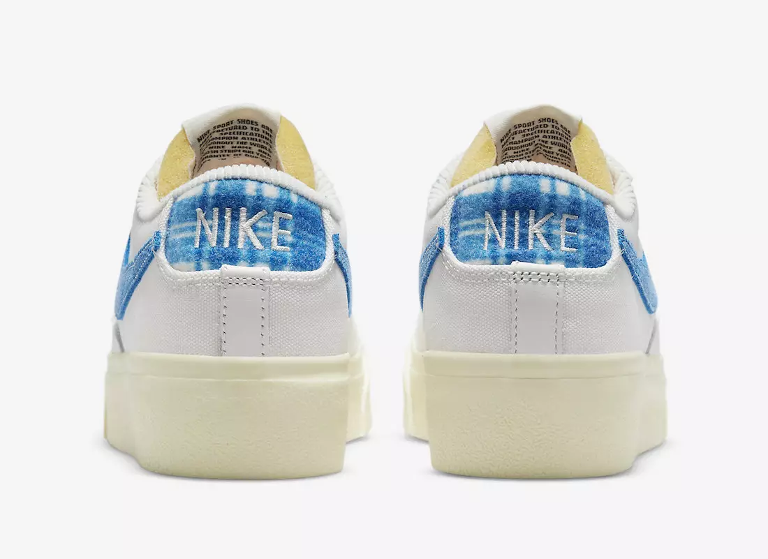 Nike Blazer Low Platform Sail Game Royal DO2371-133 ဖြန့်ချိသည့်ရက်စွဲ