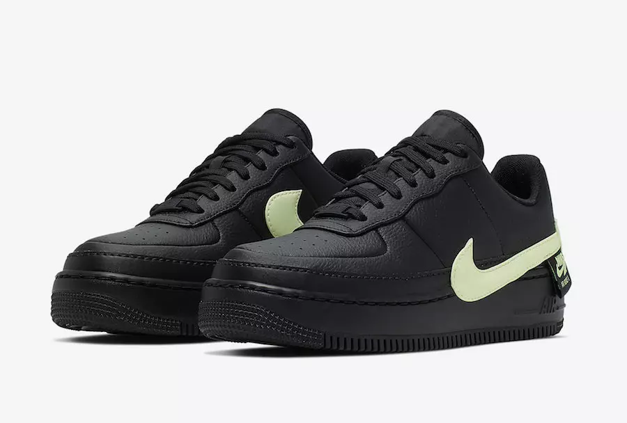 Nike Air Force 1 Jester XX Black Barely Volt CN0139-001 გამოშვების თარიღი