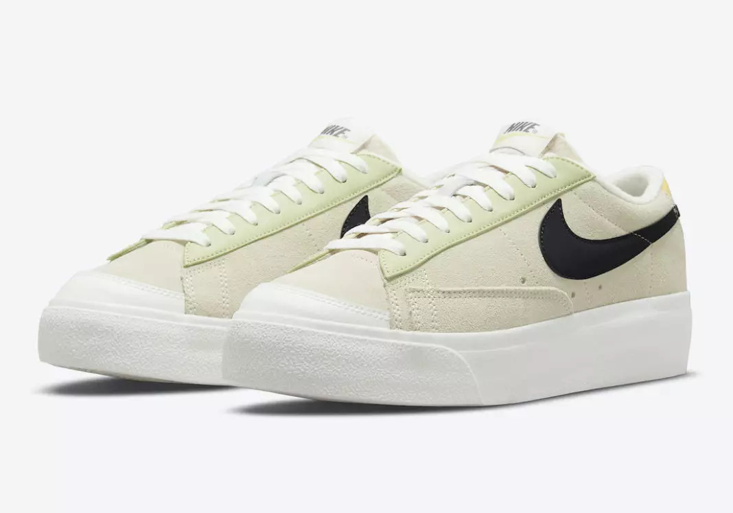 Санаи нашри Nike Blazer Low Platform Reflective Swoosh DQ0884-100