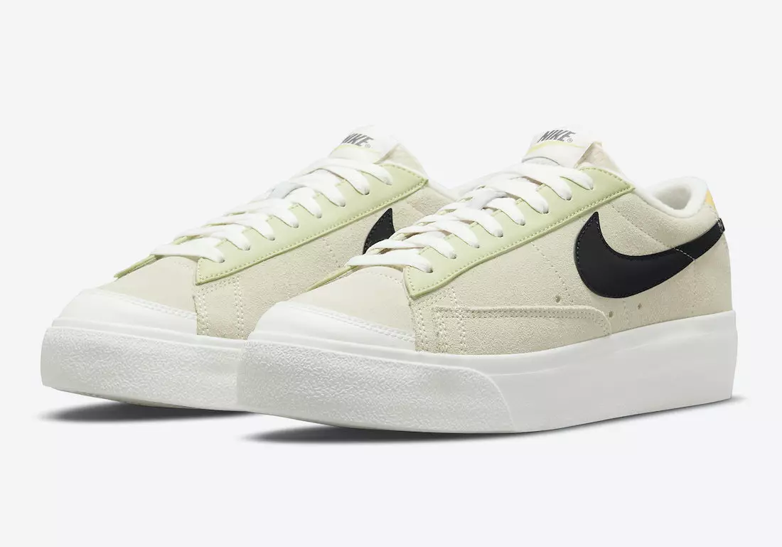 Reflexní vlnovky použité na této nízké platformě Nike Blazer