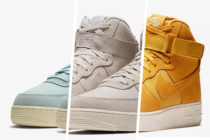 Nike bo izdal več Suede Air Force 1 High Colorways