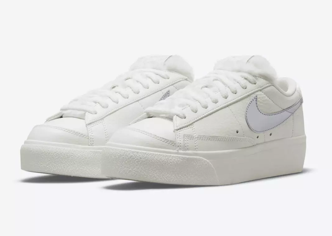 Nike Blazer madala platvormiga puri metallik hõbedane DO8993-100 väljalaskekuupäev