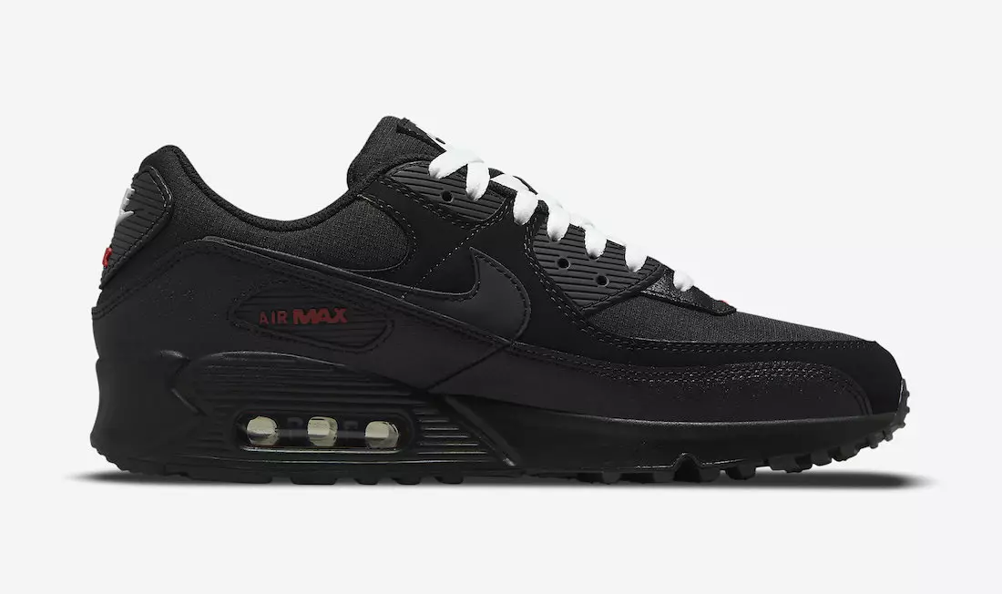 Nike Air Max 90 Qara İdman Qırmızı Ağ DC9388-002 Buraxılış Tarixi