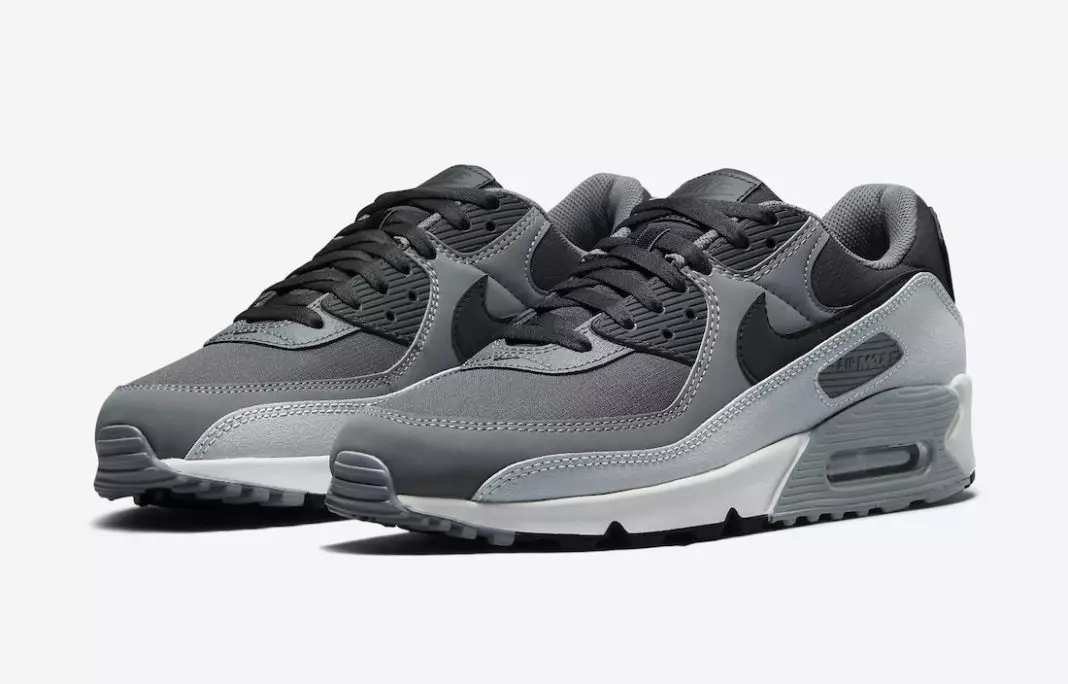 Nike Air Max 90 Anthracite أسود رمادي غامق رمادي بارد DC9388-003 تاريخ الإصدار