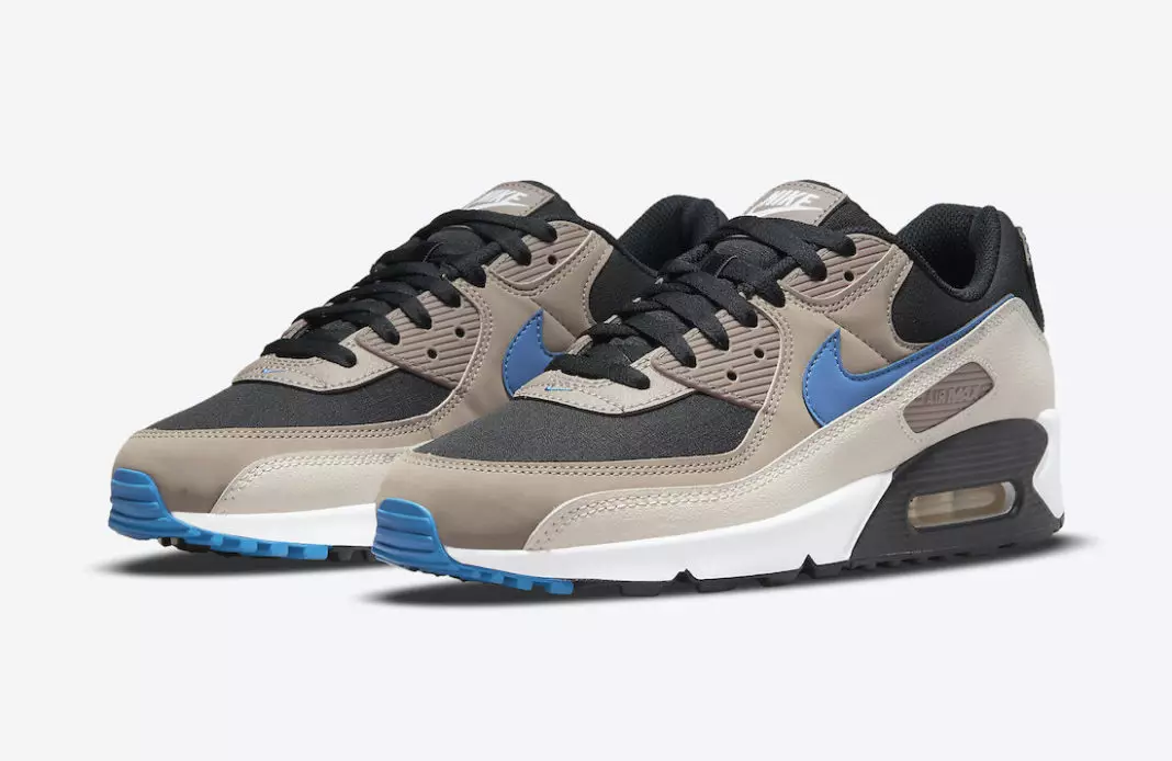 Nike Air Max 90 Black Blue SlateTaupe Haze Malt DC9388-001 Tanggal Rilis