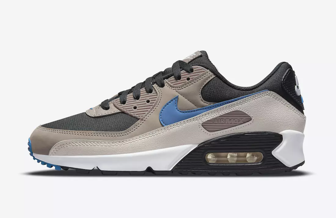 Nike Air Max 90 Black Blue SlateTaupe Haze Malt DC9388-001 Шығарылған күні