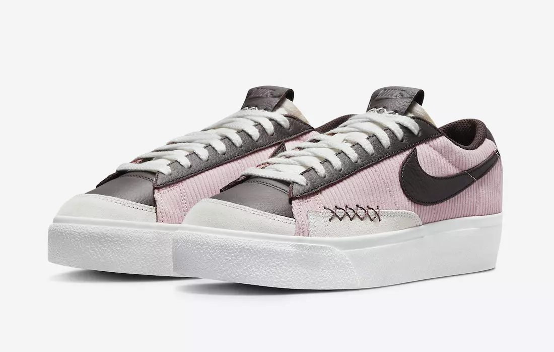 Nike Blazer Low Platform llega con gamuza peluda y pana acanalada