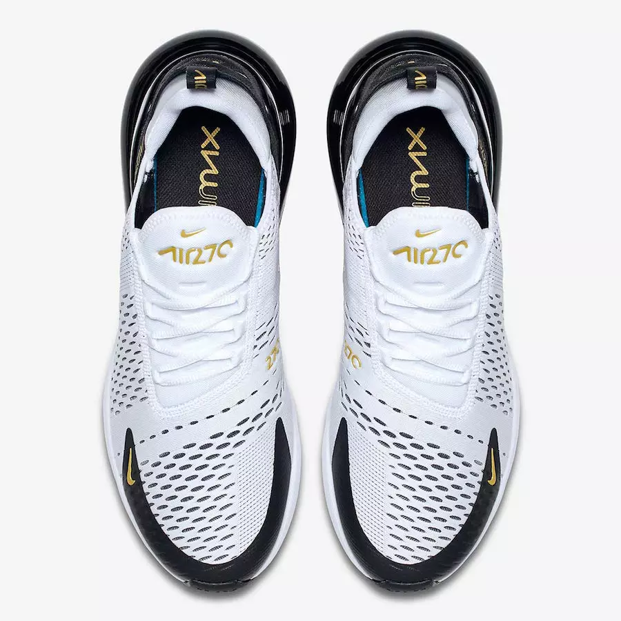 Nike Air Max 270 White Black Gold AV7892-100