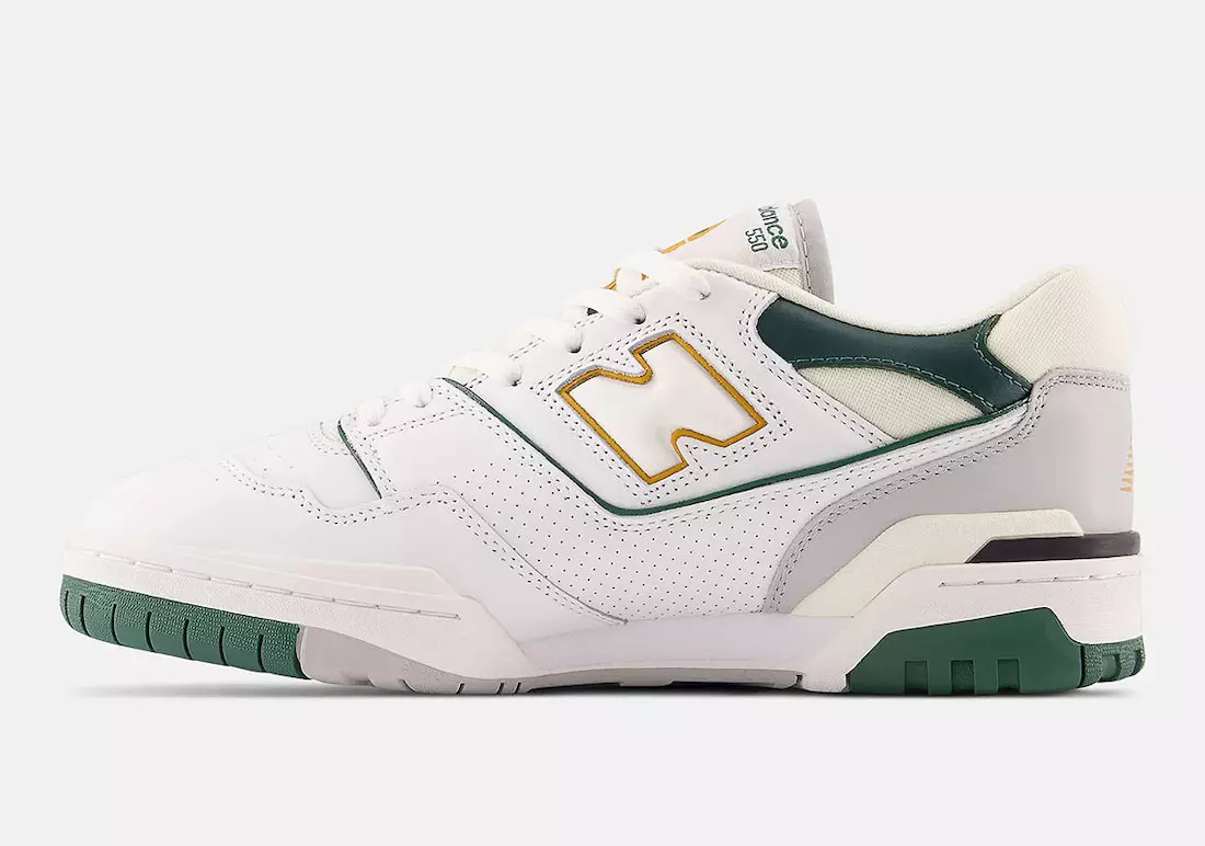 New Balance 550 White Nightwatch Verde BB550PWC Data de lançamento