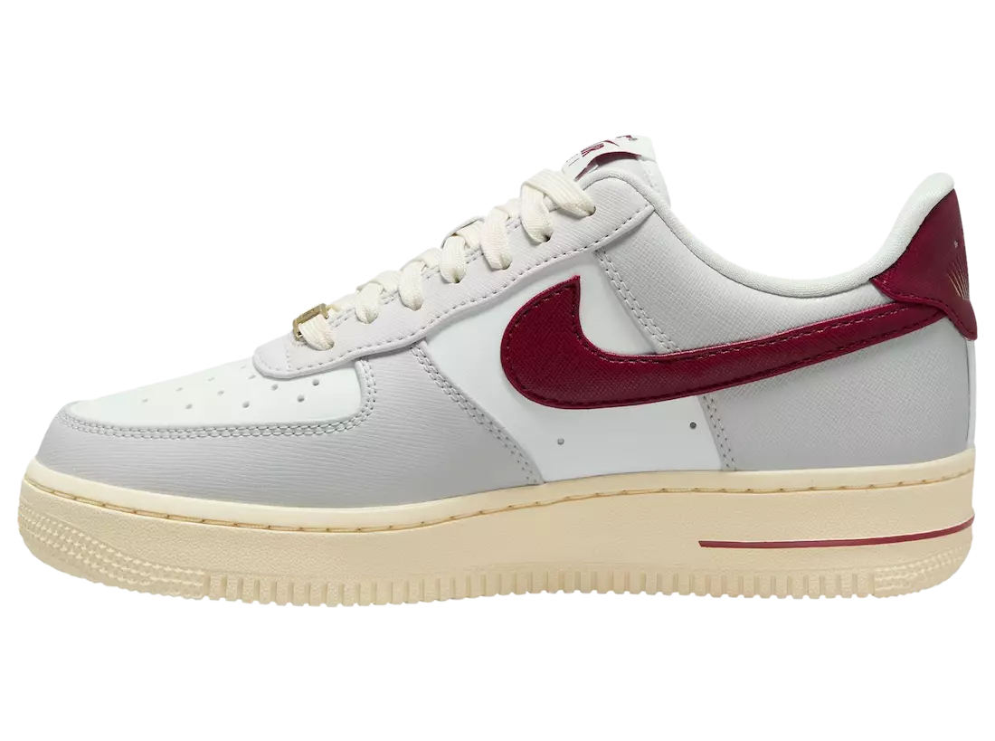 Nike Air Force 1 Low Photon Dust Team Red Summit White Muslin DV7584-001 გამოშვების თარიღი