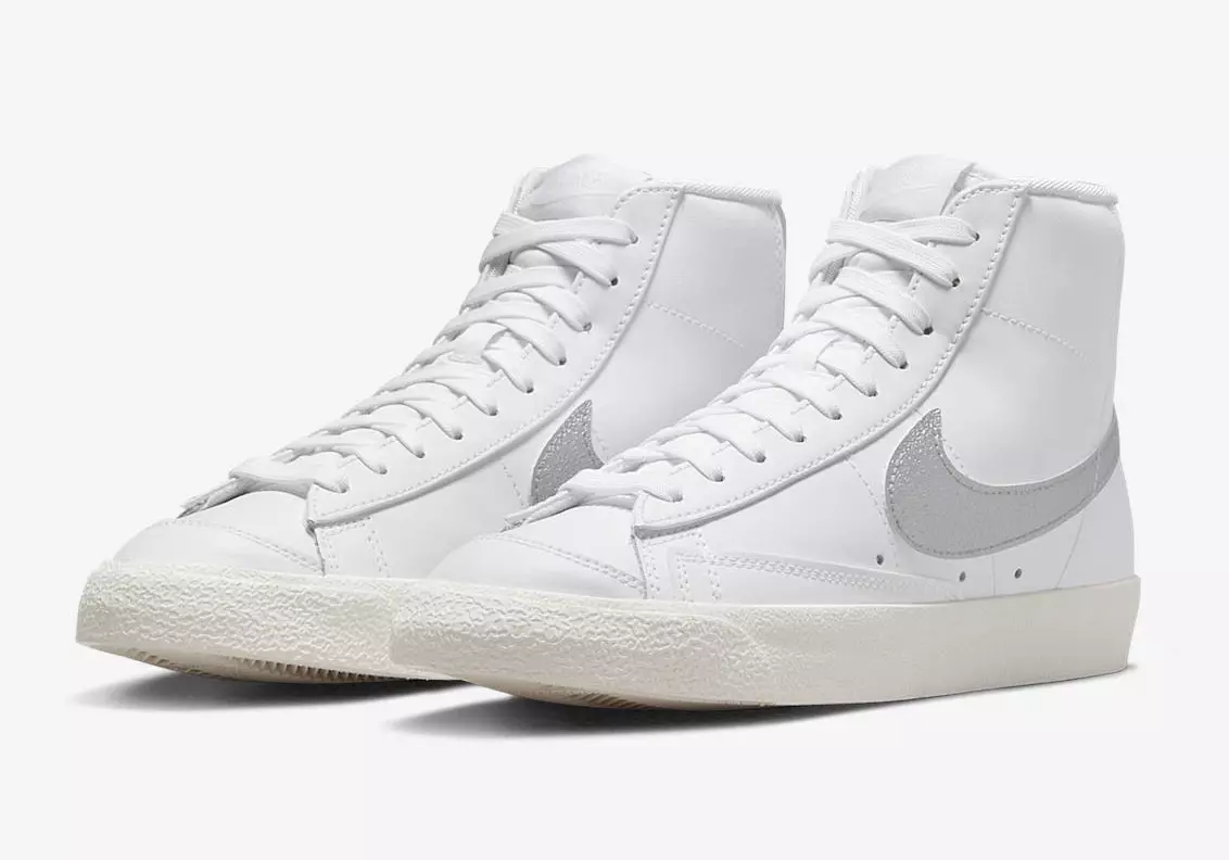 Nike Blazer Mid White Metallic Silver DQ7574-100 Utgivningsdatum