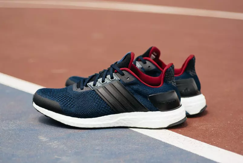 adidas Ultra Boost ST v Navy a Maroon