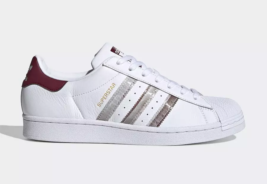 adidas Superstar White Burgundy FX4419 Ημερομηνία κυκλοφορίας