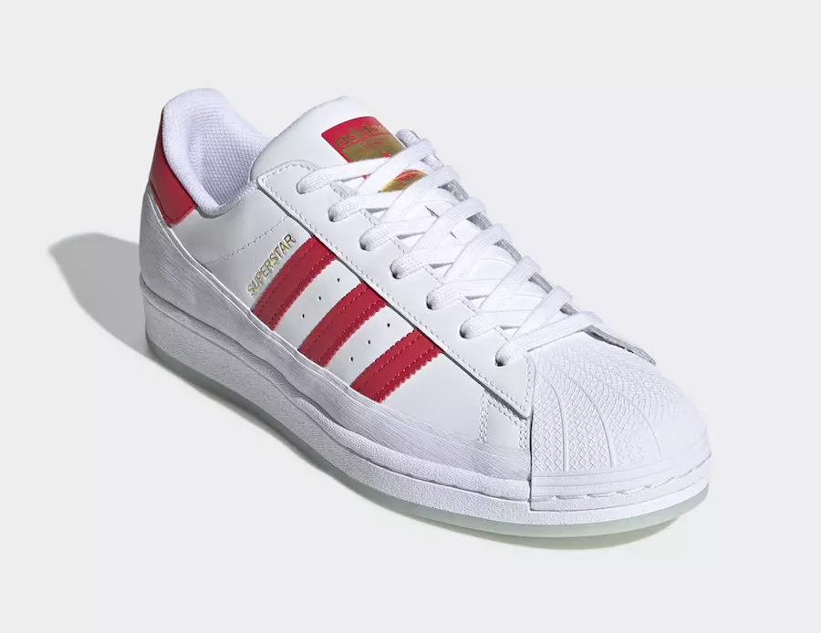 adidas Superstar MG White Red FV3031 Tarikh Tayangan