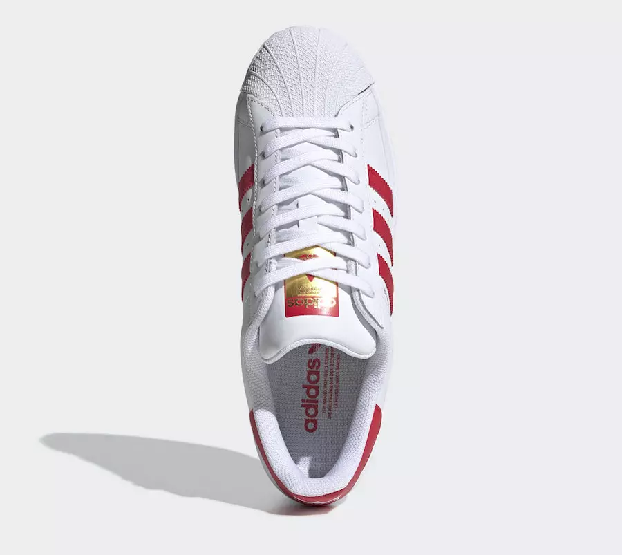 adidas Superstar MG White Red FV3031 Data lansării