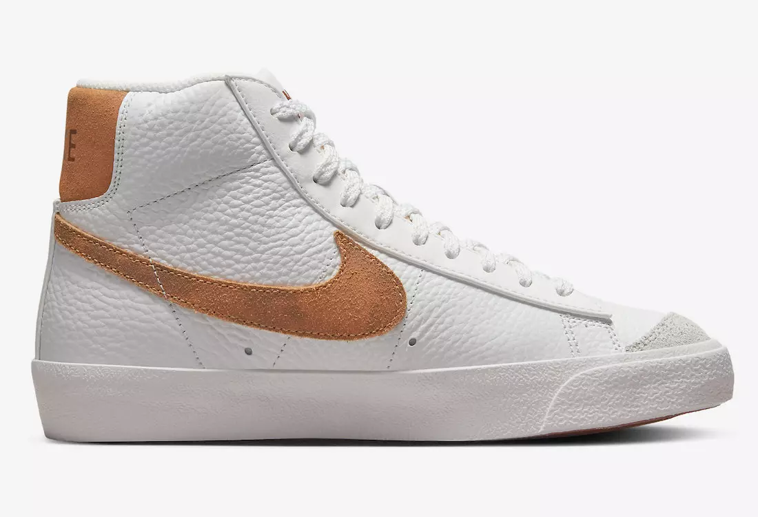 Nike Blazer Mid 77 White Orange Suede DX8948-100 Tanggal Rilis