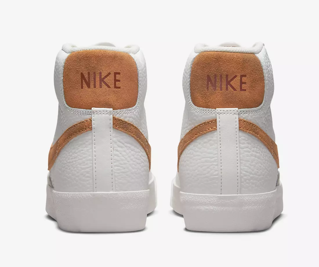 Ngày phát hành Nike Blazer Mid 77 White Orange Suede DX8948-100