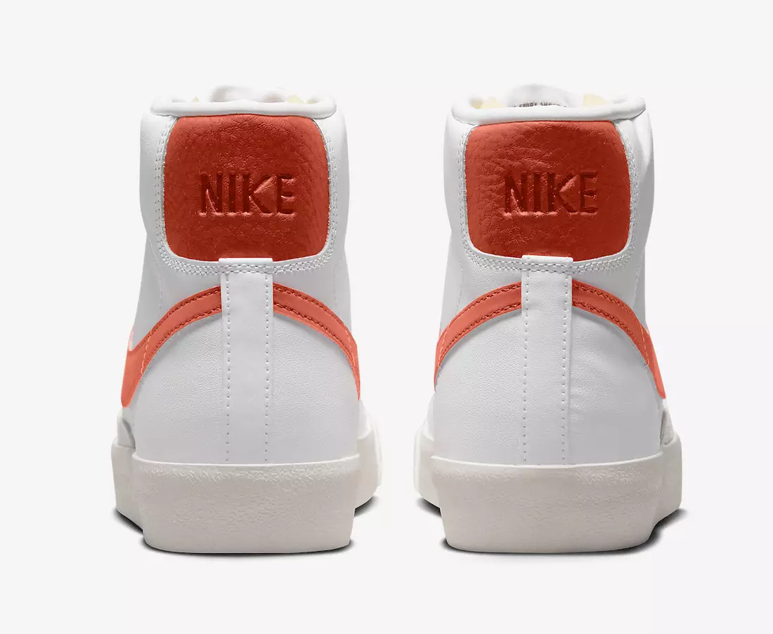 Nike Blazer Mid 77 White Orange DZ4408-100 Датум на издавање