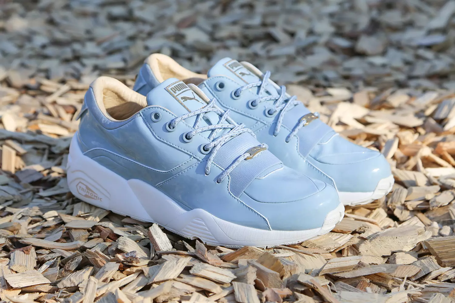 PUMA R698 Lackleder-Paket