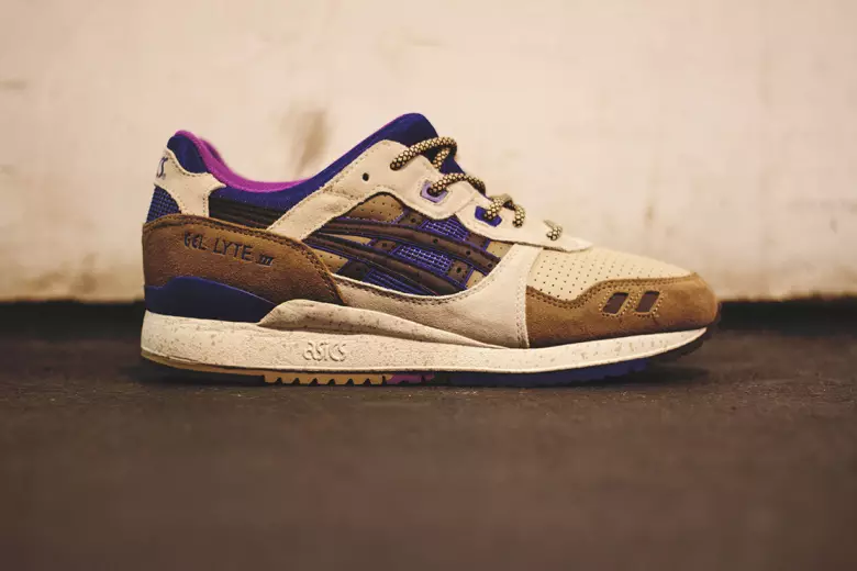 ASICS Gel Lyte III Light Brown/Dark Brown-Ink Blue 55215_1