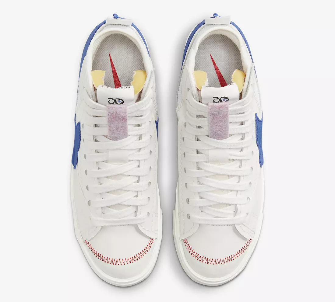 Nike Blazer Mid 77 Jumbo White Blue DR9868-002 תאריך יציאה