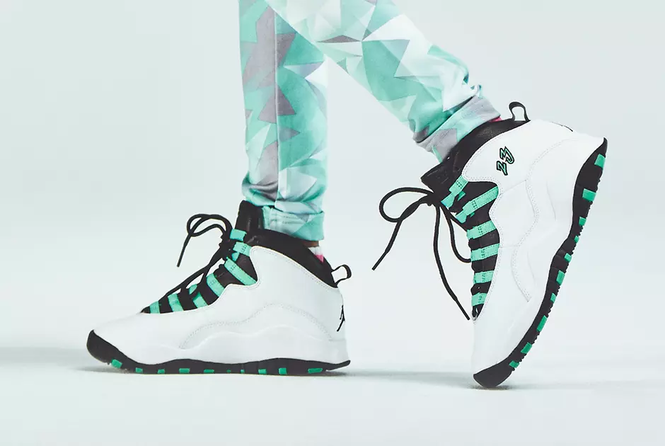 Air Jordan 10 GS Bleached Turquoise